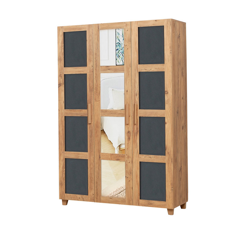 Armoire Petillo, Brun / anthracite