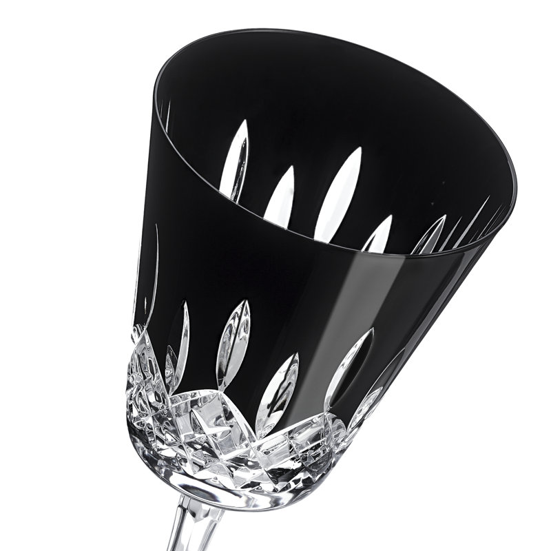 Waterford Lismore Black Goblet, Set of 2, 14.37 Oz.