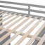 Full Size Loft Bed With Drawers,Desk,And Wardrobe-Grey-112583721