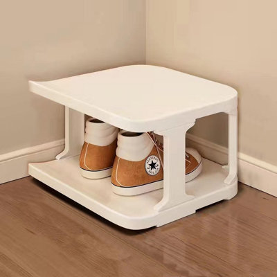Range-chaussures pliable - aucune installation requise, étagère à chaussures robuste et spacieuse