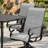 7pcs Padded Textilene Patio Dining Set With Umbrella Hole, Swivel Design-128536689-128536691-128738652