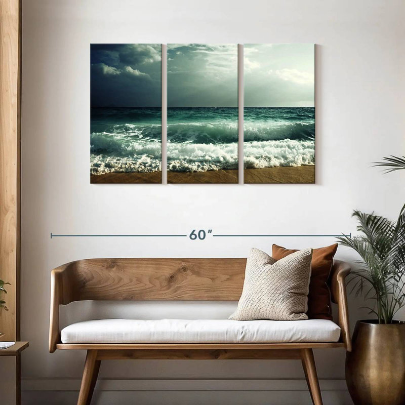 Gillard Dusky Ocean Wave, 28" H x 45" W