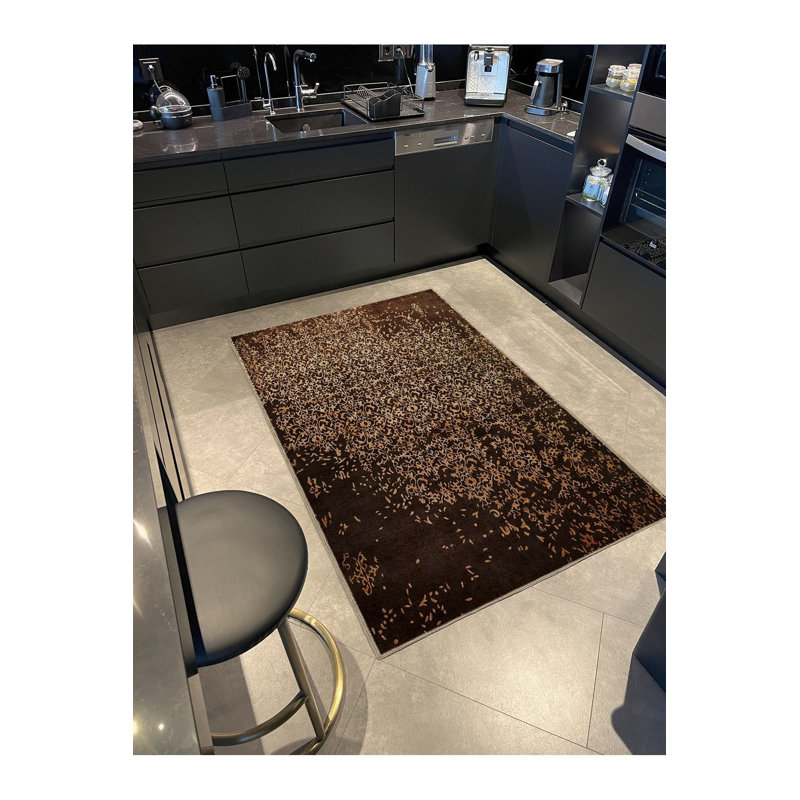 Tapis décoratif lavable à la machine, Tapis de couloir 3 pi 3 po x 9 pi 10 po