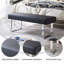 Banc avec repose-pieds Cemal-1390535784