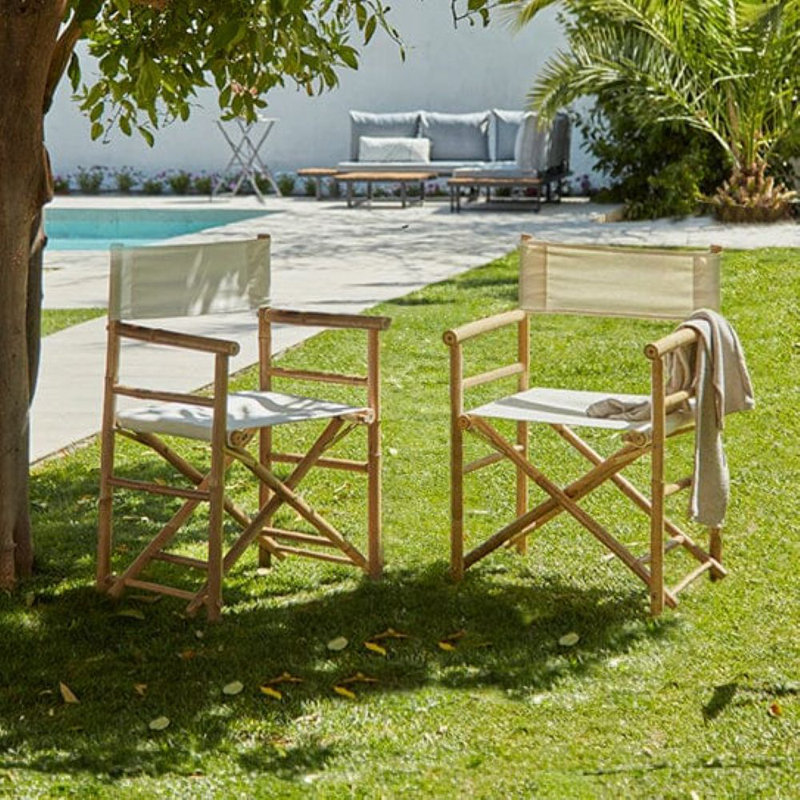 Ambresha Bamboo Outdoor Lounge Chair
