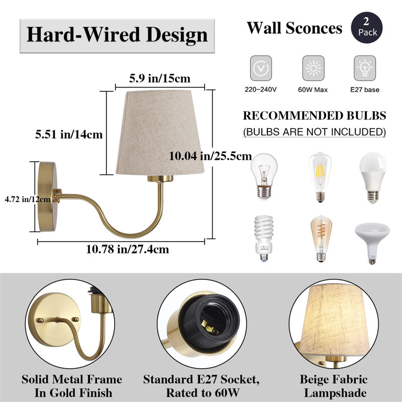 Riece Armed Sconce