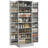 65" Kitchen Pantry Cabinet, Modern Storage Cabinet With Doors And Shelves, Freestanding Cupboard For Dining Room-1481563438