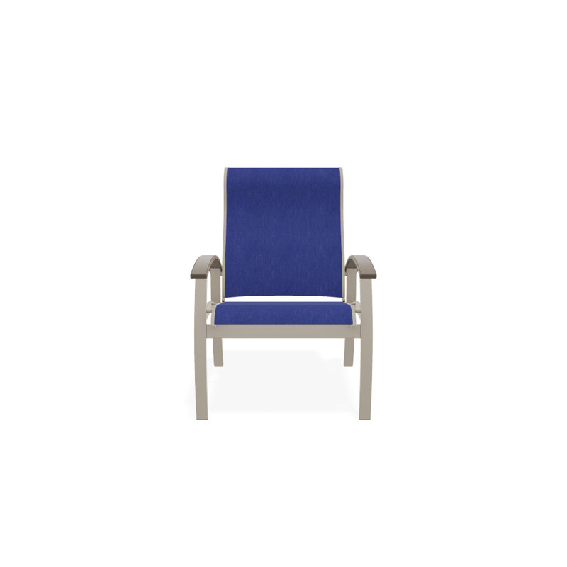 Chaise de patio Askar, Atlantis bleu royal Sunbrella®, Désert, Désert texturé