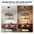 Reiser Dimmable 1-Light LED Chandelier with Remote Control, Industrial Rustic Modern Lighting-66639783