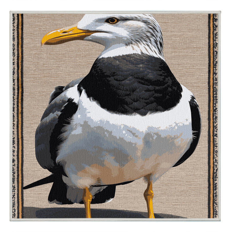  Tapis lavable Great Gull Birds, Rond 8 pi
