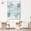 Miroir Aqua Dream I, ensemble de toiles côtières abstraites par Art Remedy-111735776-111735800