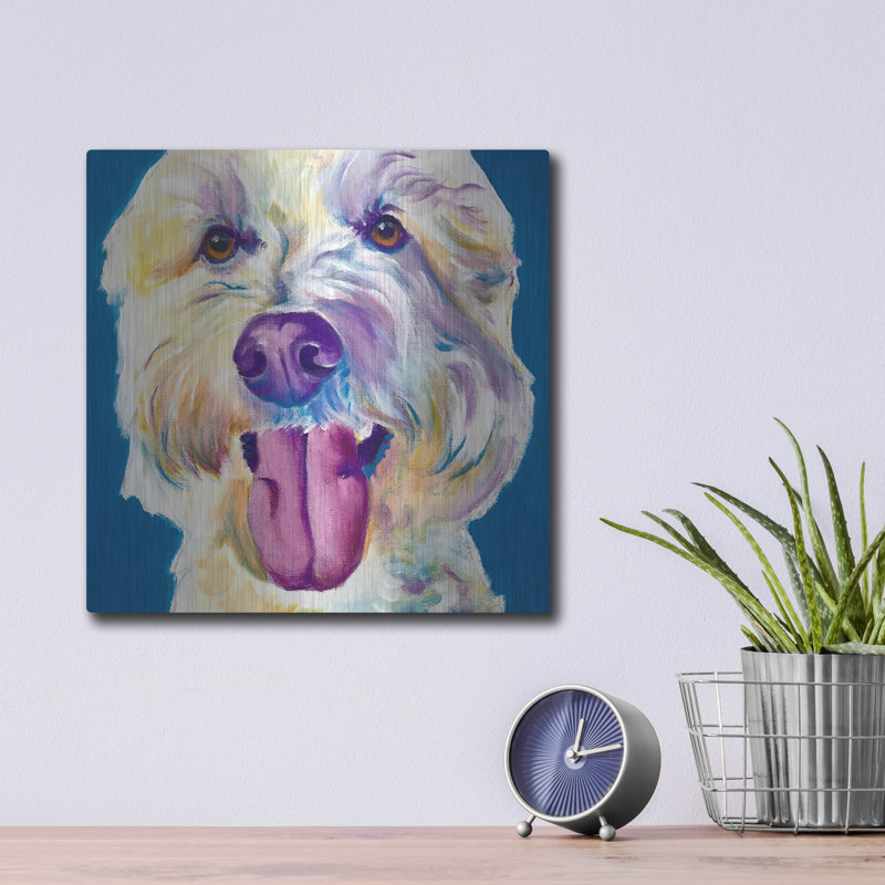 «Doodle - Hank» par Dawg Painter, H 12 po x l 12 po