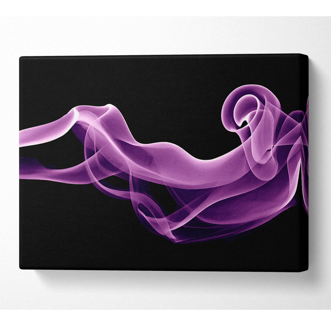 Purple Smoke - Kunstdrucke auf Segeltuch