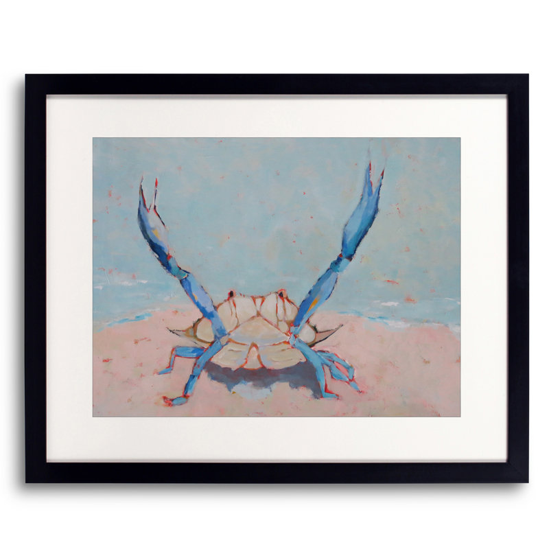 Blue Crab 3 Print by Phyllis Adams, 24" H x 32" W