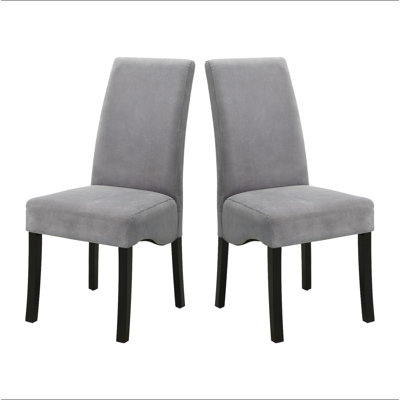 Set of 2 Velvet Upholstered Dining Side Chairs