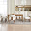 Linen Upholstered Dining Chairs With Wooden Frame For Dining Room -117197882