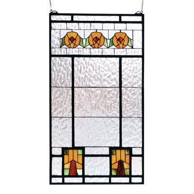 Aurora Dogwood Stained Glass Window