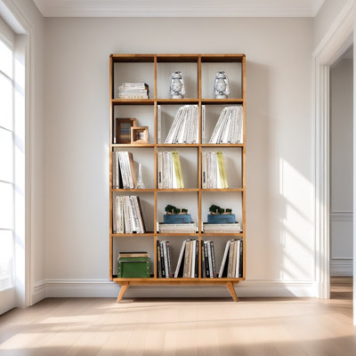 Nordic minimalist style bookcase