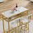 Dining Table Set With 2 Stools
