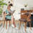 Upholstered Dining Chair With Wooden Frame-1252833040-1244952187