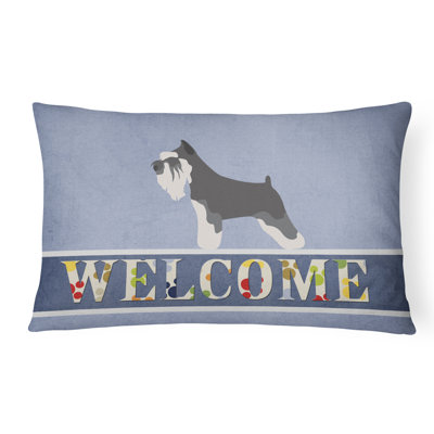  Coussin miniature intérieur / extérieur Schnauzer