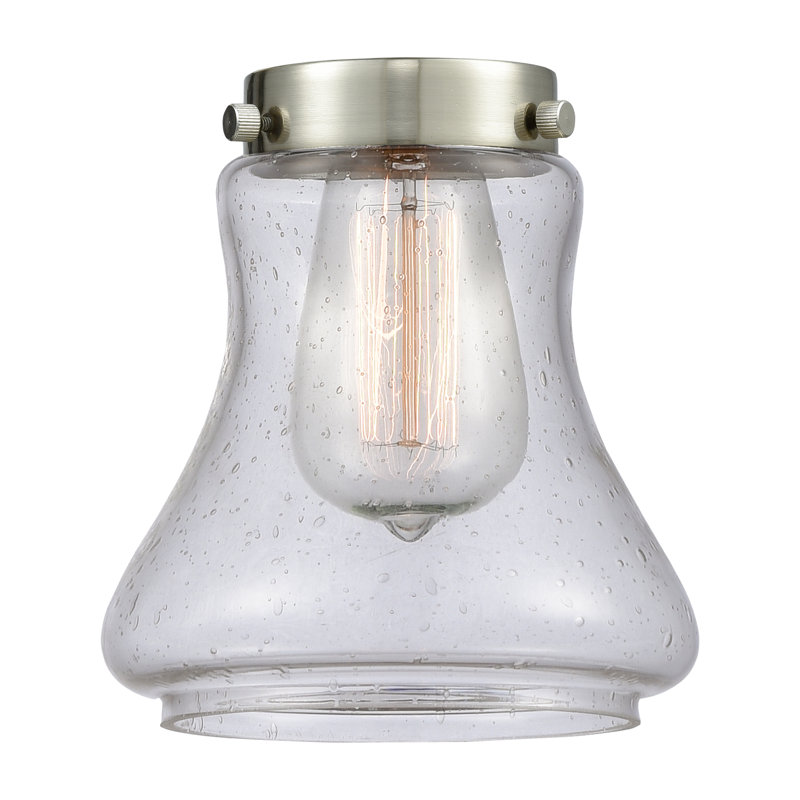 Bellmont - 4 lumières - 51 pouces - Laiton antique - Tige suspendue - Îlot réglable, Seeded, Seedy, Antique Brass, 6 Watts