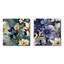 Wattrelos - Ensemble de 2 collages carrés botaniques abstraits-101862840-101862842