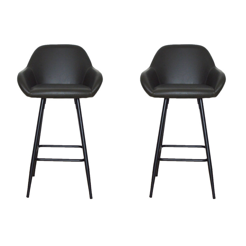 Tabouret de comptoir 26" Fortenberry, Gris