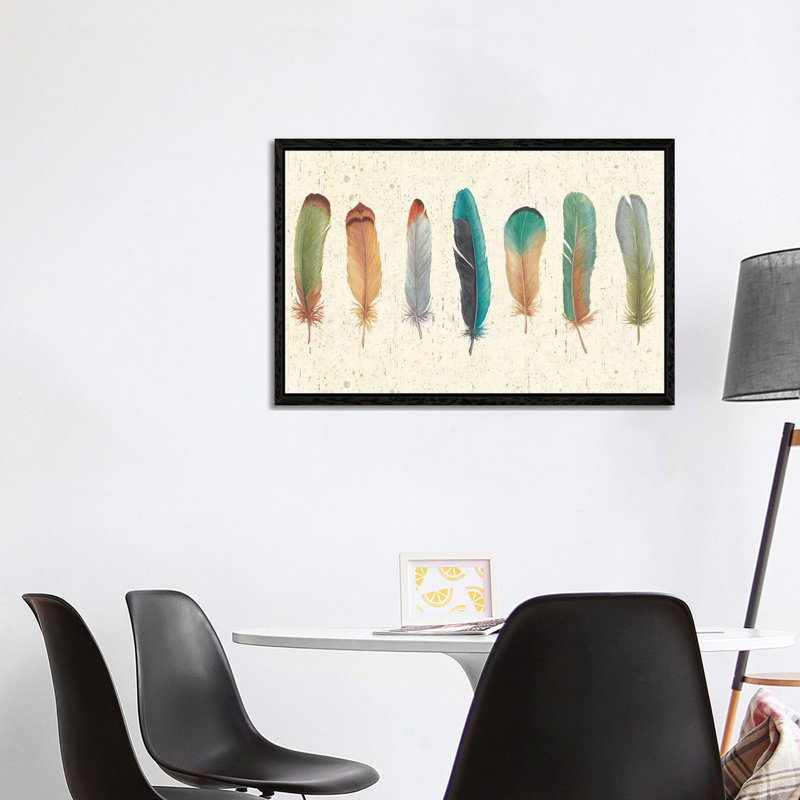 Print on Canvas, Black Floater Framed, 101.6 cm H x 66.04 cm W x 4.445 cm D