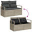 175cm Wide Patio Sofa with Cushions