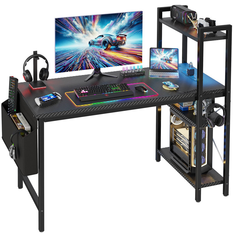 Metal Base Computer Desk