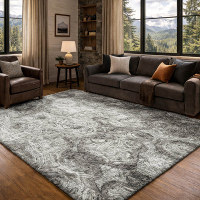 Tapis à poils longs lavable à la machine de qualité supérieure ADS579