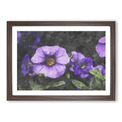 Purple Flowers - Framed Print