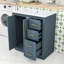 Ensemble de meuble-lavabo simple autoportant avec lavabo sous le comptoir en céramique Camuto Modern-317715550