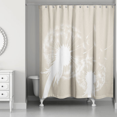 Rideau de douche simple Laile