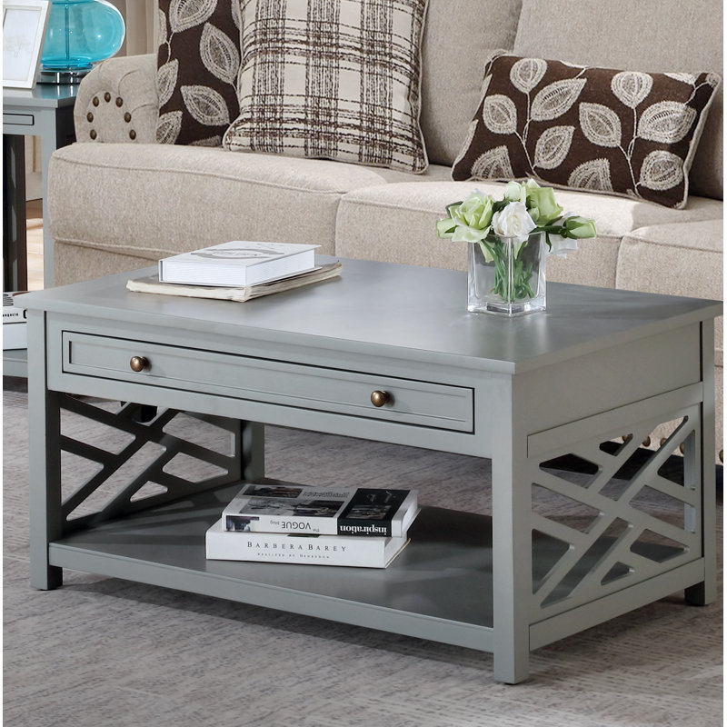 3 - Piece Living Room Table Set, Grey