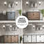 Meuble-lavabo de salle de bain 30 po X P 22 po De 28 po Miroir-1378691915