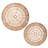 Handmade Abstract Wall Decor on Rattan