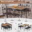 TC Dining Set with 4 Chairs