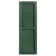Straight Top Open Louvre Shutters Pair