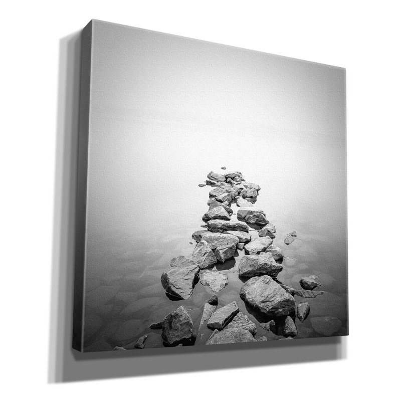 " Piled Rocks " by PhotoINC Studio, 12" H x 12" W x 0.75" D