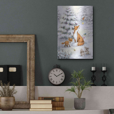 «Fox in forest» par Makiko, art mural en métal