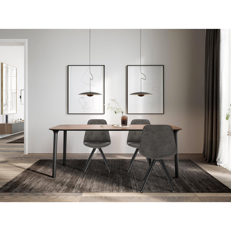 Lutherville Upholstered Dining Chair, Anthracite
