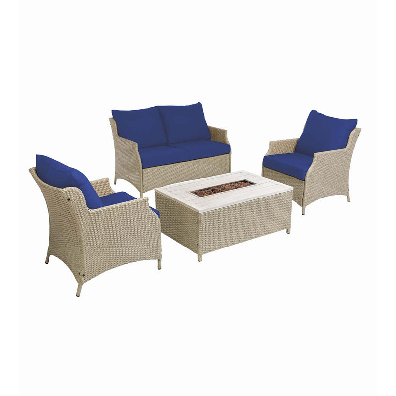 Ensemble de 2 chaises de patio avec coussins