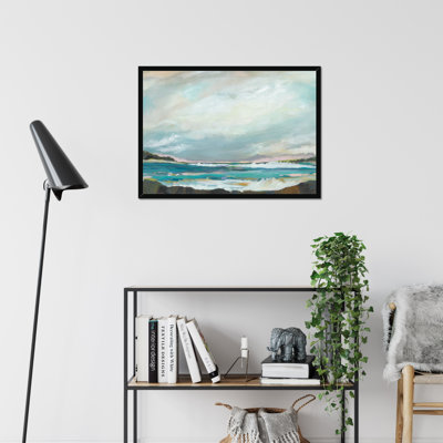 Seaside View III by Karen Fields - Painting