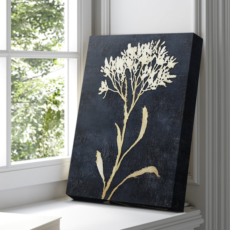 Toile tendue avec châssis Floral Cxxxi, H 36 po x l 24 po