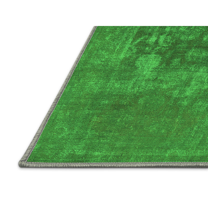 Emett Washable Oriental Indoor Rug, Rectangle 8' x 12'