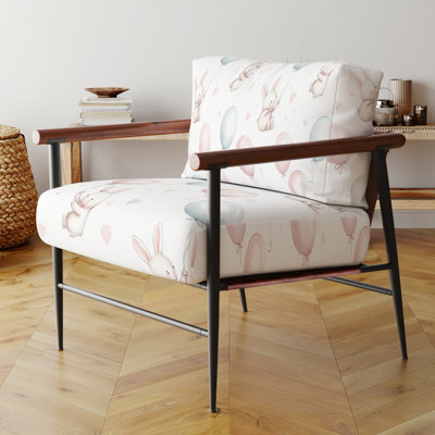 Chaise d'appoint pour enfants avec accoudoirs Bunny