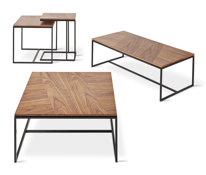 Tobias End Table, Walnut