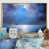 Toile avec cadre flottant or